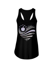 In my heart Independence day Ladies Flowy Tank tile