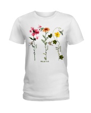 Act justly love mercy walk humbly Ladies T-Shirt tile