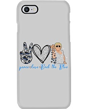 Peace love Back the blue Phone Case tile