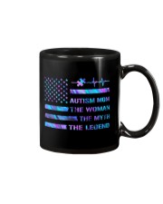 Autism mom Independence day Mug tile