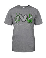 Peace Love No Touchy - Printed Apparels Classic T-Shirt front