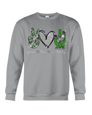 Peace Love No Touchy - Printed Apparels Crewneck Sweatshirt tile