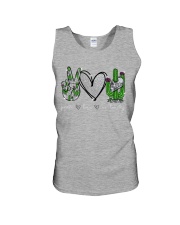 Peace Love No Touchy - Printed Apparels Unisex Tank tile