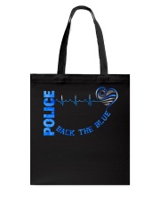 Back the blue Tote Bag tile