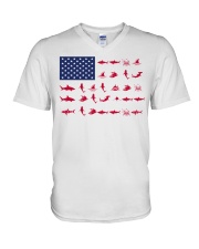 Tee97 Trang Full V-Neck T-Shirt tile