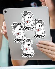 Boo boo crew Sticker - 4 pack (Vertical) aos-sticker-4-pack-vertical-lifestyle-front-11
