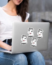 Boo boo crew Sticker - 4 pack (Vertical) aos-sticker-4-pack-vertical-lifestyle-front-15