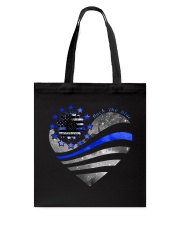 Back the blue Tote Bag tile