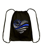 Back the blue Drawstring Bag tile