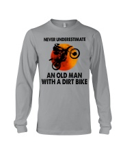 Never underestimate an old man Long Sleeve Tee tile