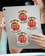 Assuming I'm just an old lady Sticker - 4 pack (Vertical) aos-sticker-4-pack-vertical-lifestyle-front-11