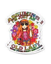Assuming I'm just an old lady Sticker - 4 pack (Vertical) front