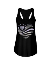 In my heart Independence day Ladies Flowy Tank tile