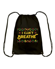 I can't breathe Drawstring Bag tile