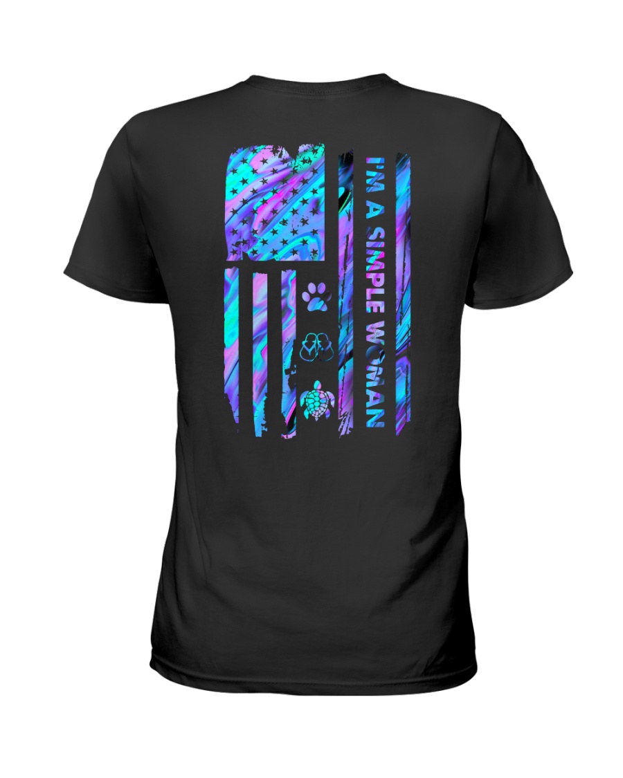 I'm a simple woman Ladies T-Shirt