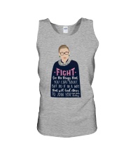 Fight for the things Unisex Tank tile