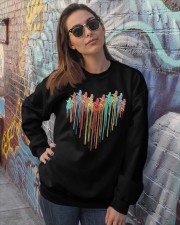 Mermaid heart Crewneck Sweatshirt lifestyle-unisex-sweatshirt-front-3