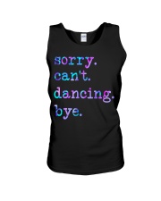 Sorry can't dancing Unisex Tank tile