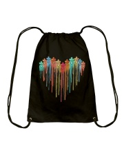 God in my heart Drawstring Bag tile
