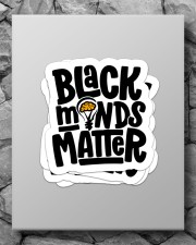 Black minds matter Sticker - 4 pack (Vertical) aos-sticker-4-pack-vertical-lifestyle-front-09