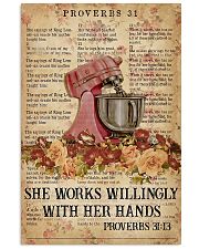 She works willingly 11x17 Poster front