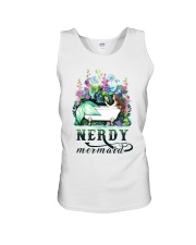 Nerdy mermaid Unisex Tank tile