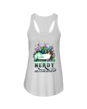 Nerdy mermaid Ladies Flowy Tank tile