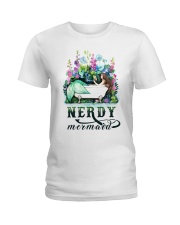 Nerdy mermaid Ladies T-Shirt tile