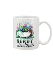 Nerdy mermaid Mug tile
