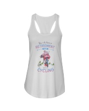 Yes I do have a retirement plan Ladies Flowy Tank tile