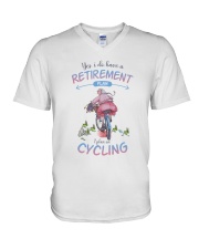 Yes I do have a retirement plan V-Neck T-Shirt tile