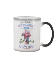 Yes I do have a retirement plan Color Changing Mug tile