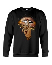 Lightly Melanated Hella Black - Printed Apparels Crewneck Sweatshirt front