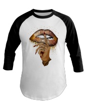 Lightly Melanated Hella Black - Printed Apparels Baseball Tee tile
