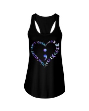 Your story isn't over Ladies Flowy Tank tile