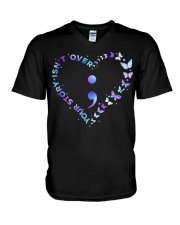 Your story isn't over V-Neck T-Shirt tile