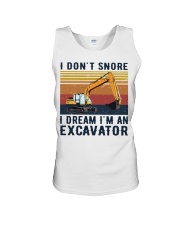 I don't snore Unisex Tank tile