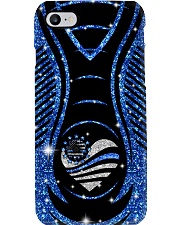 Blue sunflower Phone Case i-phone-8-case