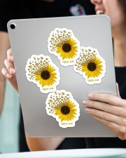 Sunflower sticker Sticker - 4 pack (Vertical) aos-sticker-4-pack-vertical-lifestyle-front-11