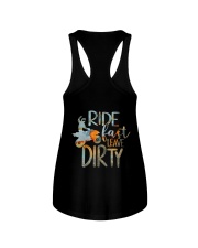 Ride fast Leave dirty Ladies Flowy Tank tile
