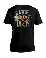 Ride fast Leave dirty V-Neck T-Shirt tile