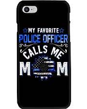 My favorite police officer calls me mom Phone Case tile