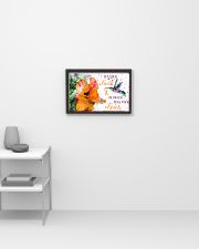 Let your faith bigger than your fear 17x11 Poster poster-landscape-17x11-lifestyle-04