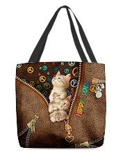 Hippie Soul Leather Pattern Print All-over Tote back