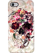 Botanical Skull Phone Case i-phone-8-case