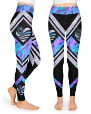 Back The Blue High Waist Leggings front