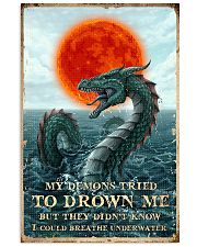 My Demons Tried To Drown Me 11x17 Poster front