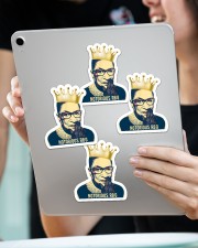 Notorious RBG Sticker - 4 pack (Vertical) aos-sticker-4-pack-vertical-lifestyle-front-11