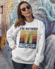 I'm retired Crewneck Sweatshirt lifestyle-unisex-sweatshirt-front-3