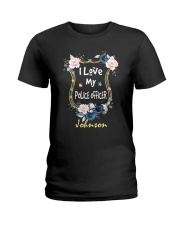 I Love My Police Officer Ladies T-Shirt tile